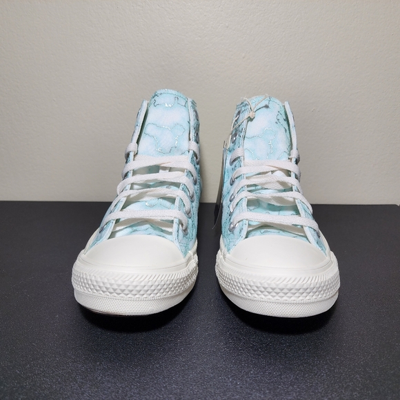 Converse CTAS HI All Star High Top Light Dew Blue Women Canvas Sneakers Size 7.5 - Picture 6 of 11